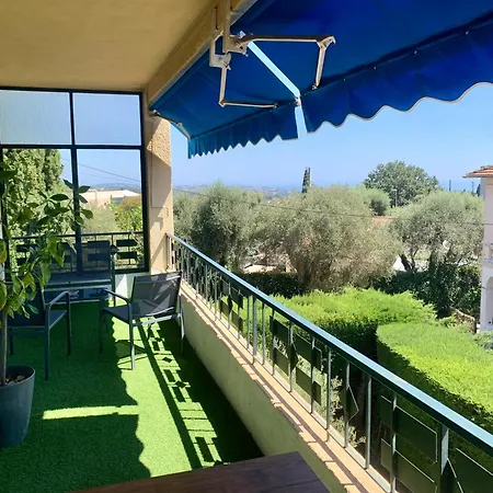 Vence T3 Vue Mer Grande Terrasse Exterior photo